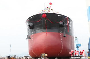 臺州73000噸船下水 創(chuàng)氣囊下水載重量世界第二